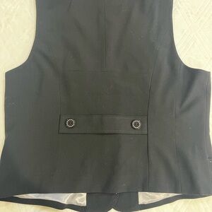 Women black vest size L
